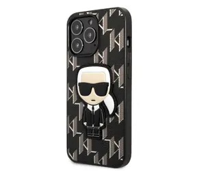 Karl Lagerfeld Monogram Ikonik Kryt pro Apple iPhone 13 Pro černá