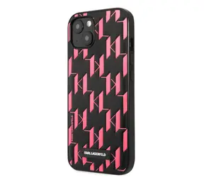 Karl Lagerfeld Monogram Plaque Kryt pro Apple iPhone 13 růžová