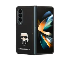 Karl Lagerfeld PU Saffiano Ikonik Kryt pro Samsung Galaxy Z Fold 4 černá