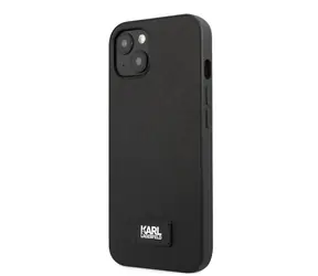 Karl Lagerfeld Saffiano Plaque Kryt pro Apple iPhone 13 černá