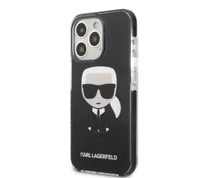 Karl Lagerfeld TPE Full Body Ikonik Kryt pro Apple iPhone 13 Pro černá