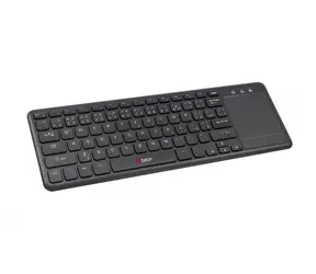 C-TECH WLTK-01 černá / Bezdrátová klávesnice s touchpadem / USB