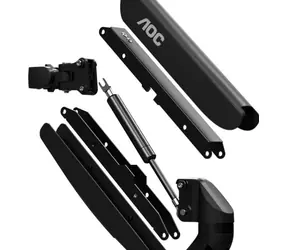 AOC ASD10D0 VESA stolní držák na 2 monitory 27" černá / VESA 75/100 mm / otočný / náklon / až 27"