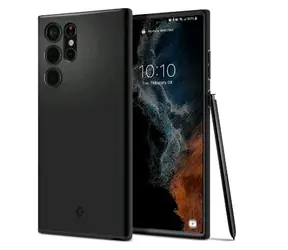 Spigen Thin Fit ochranný kryt pro Samsung Galaxy S22 Ultra černá