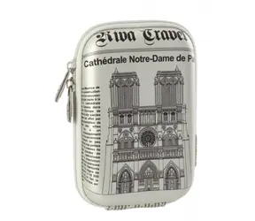Riva Case 7103 Notre Dame stříbrná / pouzdro na fotoaparát 