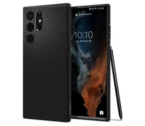 Spigen Liquid Air ochranný kryt pro Samsung Galaxy S22 Ultra černá