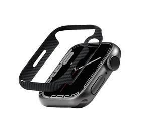 Pitaka Air Case Ochranné pouzdro s temperovaným sklem pro Apple Watch 45mm čirá