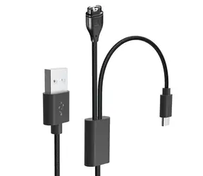Tactical USB Nabíjecí a Datový Kabel 2v1 pro Garmin Fenix 7 + USB-C