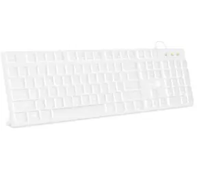 CONNECT IT Chocolate WhiteStar bílá / Kancelářská klávesnice / podsvícená / CZ layout / USB / 1.5m 