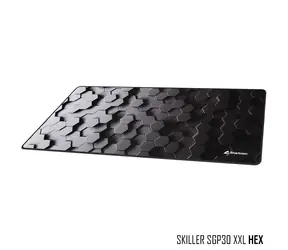 Sharkoon SKILLER SGP30 HEX černá / podložka pod myš / XXL velká / nekluzká 