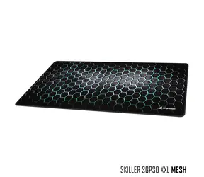 Sharkoon SKILLER SGP30 MESH černá / podložka pod myš / XXL velká / nekluzká 