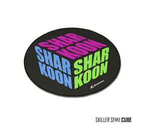 Sharkoon SFM11 Cube černá / podložka pod židli / kulatá / nekluzká