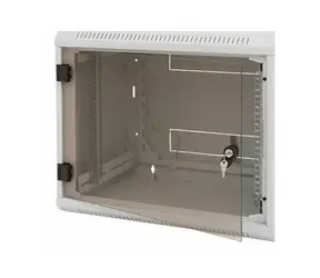 Rozbaleno - Triton Dveře 9U celoskleněné / pro 10" rozvaděč RBA vč. kování / rozbaleno