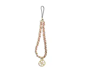 GUESS Poutko na Telefon Chain Charms zlatá