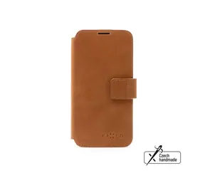 FIXED ProFit Kožené pouzdro typu kniha pro Samsung Galaxy M53 5G hnědá