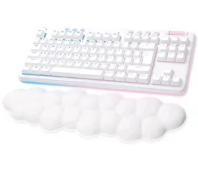 Logitech G715 bílá / herní klávesnice / US layout / USB-C / RGB Lightsync / GL Linear / doprodej