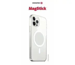 SWISSTEN CLEAR JELLY MagStick Pouzdro pro Apple iPhone 14 Pro Max transparentní