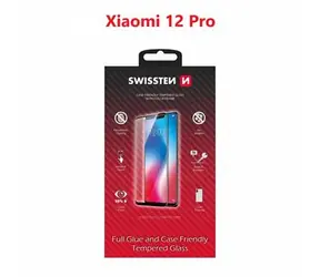 SWISSTEN FULL GLUE COLOR FRAME CASE FRIENDLY sklo pro XIAOMI 12 PRO černá