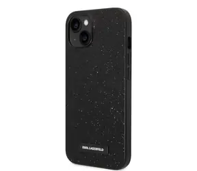 Karl Lagerfeld Glitter Plague Zadní Kryt pro Apple iPhone 14 Plus černá
