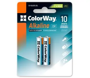 Colorway alkalická baterie AAA 2ks / 1.5V / Blister      