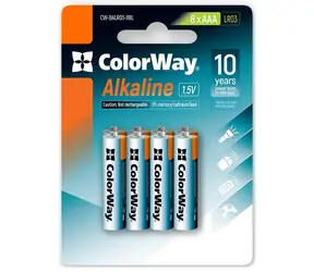 Colorway alkalická baterie AAA 8ks / 1.5V / Blister