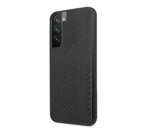 AMG PU Carbon Effect Zadní Kryt pro Samsung Galaxy S22+ černá