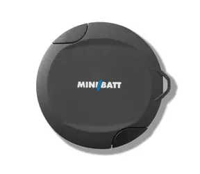 MiniBatt PowerRing černá / Qi adaptér pro bezdrátové nabíjení / Lightning a Micro-USB