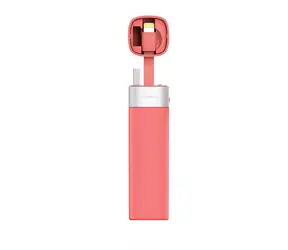 MiPow Power Tube 3000 růžová / powerbank / Lightning / 3000 mAh