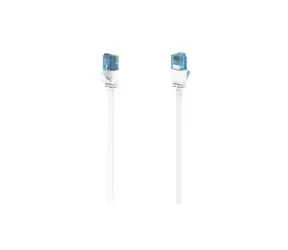 Hama 200685 síťový patch kabel Cat6 5 m šedá / UTP / plochý