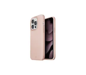 Uniq Hybrid Lino Hue Magsafe zadní kryt pro Apple iPhone 13 Pro - BLUSH (růžová)