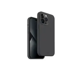Uniq Hybrid Lino Hue Magclick Charging zadní kryt pro Apple iPhone 14 Pro Max - CHARCOAL (šedá)