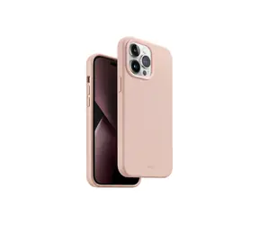 Uniq Hybrid Lino zadni kryt pro Apple iPhone 14 Pro Max - BLUSH (růžová)