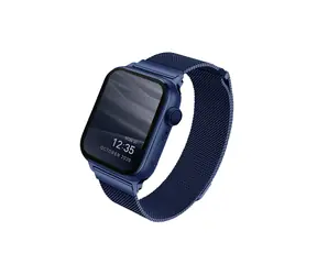 Uniq Dante Mesh Steel řemínek pro Apple Watch 44 & 42mm - MARINE (modrá)