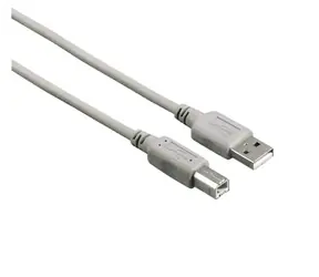 Hama 200901 propojovací kabel USB 2.0 A samec na USB-B samec 3m bílá / nebalený