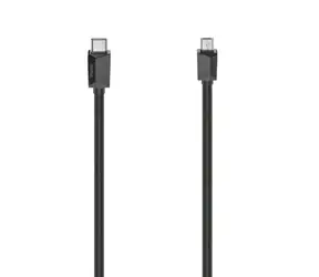 Hama 200644 kabel USB-C na microUSB-B 0.75 m černá 