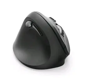 Hama 182697 vertikální ergonomická bezdrátová myš pro leváky černá / optická / 6 tlačítek