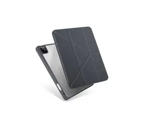Uniq Moven Antimikrobiální pouzdro pro Apple iPad Pro 12.9 (2021) - CHARCOAL (šedá)