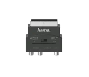 Hama 205268 redukce SCART na 3cinch AV + S-video / IN/OUTs