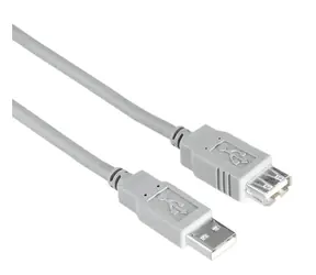 Hama 200905 prodlužovací USB 2.0 kabel 1.5 m šedá / nebalený 