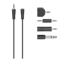 Hama 205122 audio jack propojovací set černá / 5ks