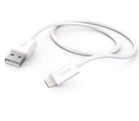 Hama 201579 MFi USB kabel pro Apple USB-A na Lightning 1 m bilá