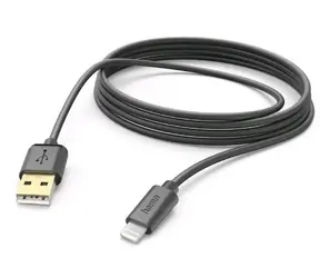 Hama 201582 MFi USB kabel pro Apple USB-A na Lightning 3 m černá