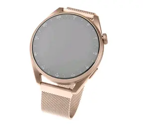 FIXED Mesh Strap Síťovaný nerezový řemínek s Quick Release a šířkou 18mm pro smartwatch růžovo-zlatá