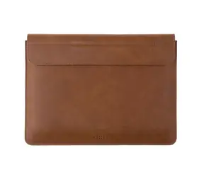 FIXED Oxford Kožené pouzdro pro Apple MacBook Air 13.6" (2022) M2 hnědá