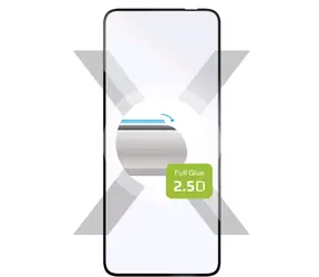FIXED Ochranné tvrzené sklo Full-Cover pro Motorola Moto G72 černá / lepení přes celý displej