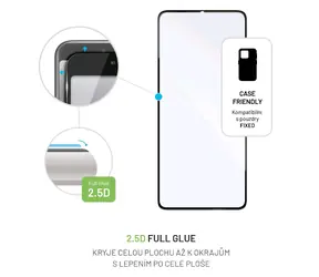 FIXED Ochranné tvrzené sklo Full-Cover pro Vivo X80 Lite černá / lepení přes celý displej