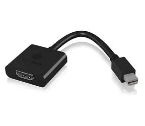 Icy Box IB-AC538a černá / Mini DisplayPort adaptér na HDMI FullHD černá 