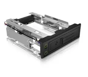 Icy Box IB-166SSK-B černá / Externí box pro 3.5" HDD / SATA I/II/III / Hot-Swap