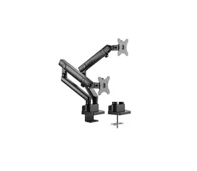 Icy Box IB-MS314-T černá / Stojan pro 2 monitory / VESA 75-100 / Nosnost až 8 kg