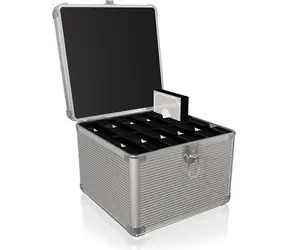 Icy Box IB-AC628 stříbrná / Přepravní box 2.5"/3.5" disky 